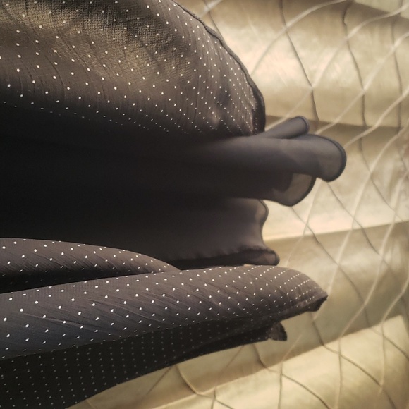 EUC- Donna Rico Empire Waist Fitted Bodice Flutter Sleeve Dress - Picture 6 of 6